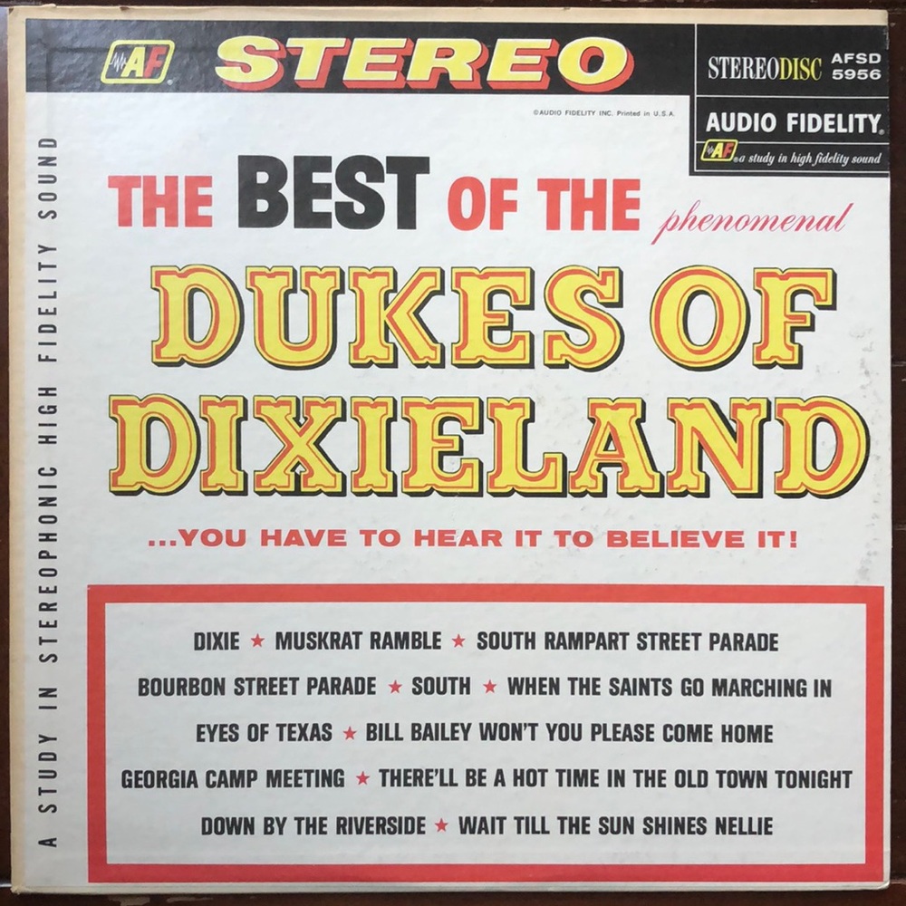 Dukes Of Dixieland ...The Best Of...Vinyl Lp '61
